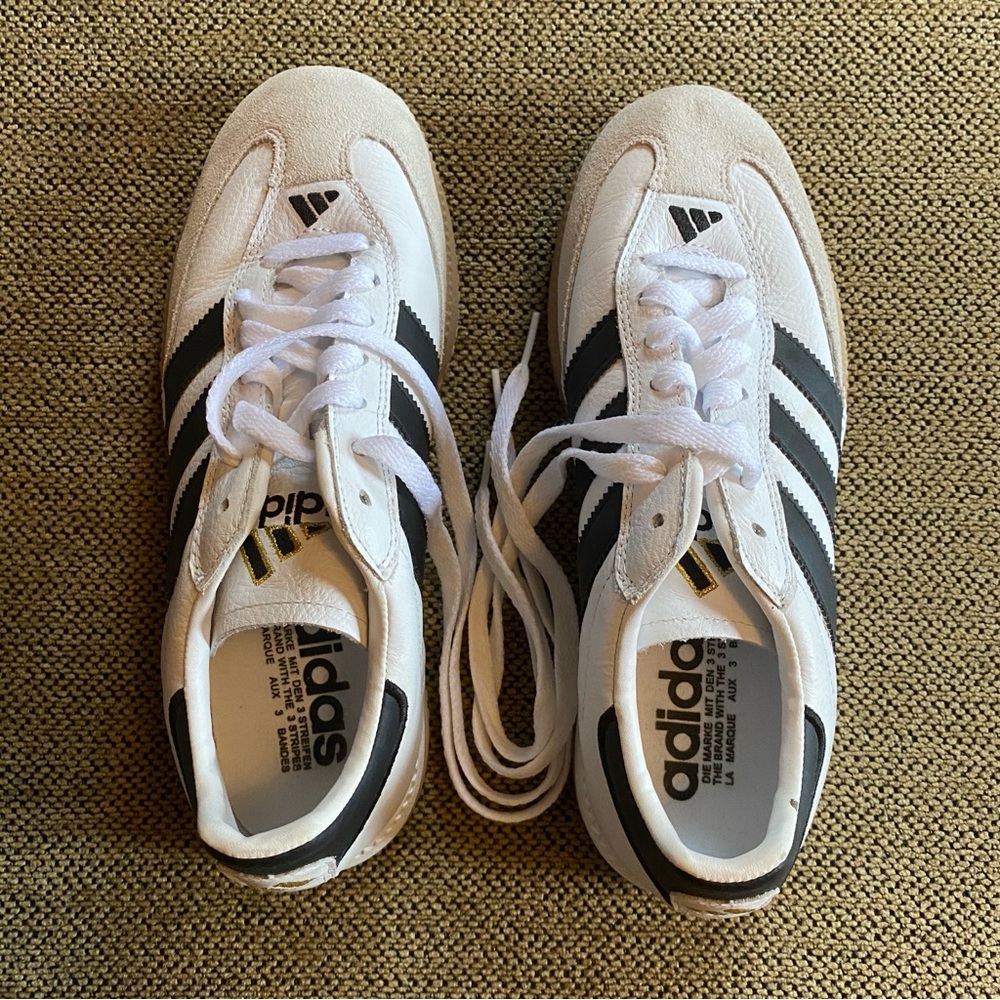 Adidas Samba White and Black Sneakers